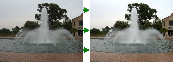 See Digital Photo Finalizer improve this photo of a fountain