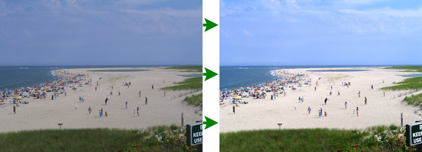 See Digital Photo Finalizer improve a beach photo